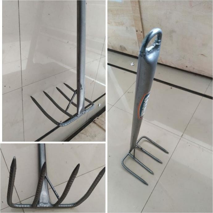 CHY Gem - CARMEN IRON GARDEN SCRATCH 4 BENT TEETH FORK GARDEN TOOLS