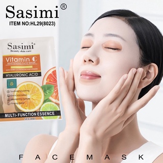 ใหม่ Sasimi face mark ซาซิมิ มาร์คหน้า มาส์คหน้า face mask ทั้ง 6สูตร