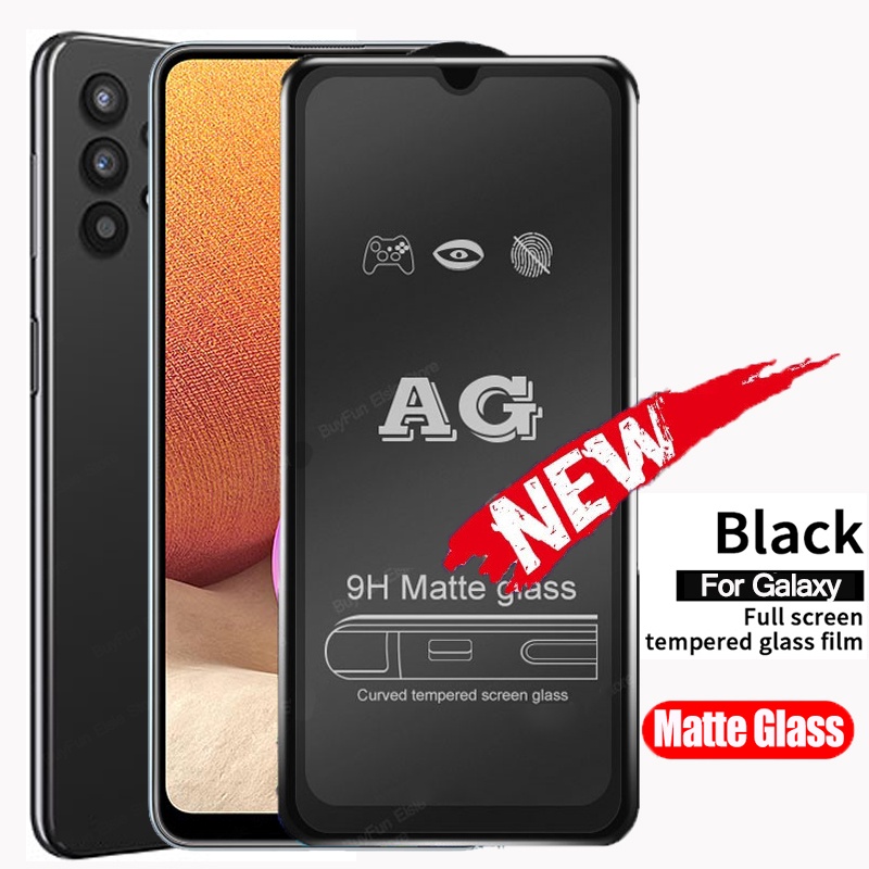 Samsung Galaxy A04S A04 A03S A03 A13 A32 A52 A52S AGกาวเต็มรูปแบบป้องกันหน้าจอMatteฟิล์มป้องกันกระจก