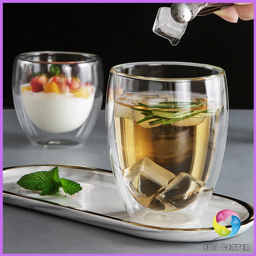 A665 แก้วกาแฟ สไตล์ ญี่ปุ่น Double-layer glass รูปที่ 4