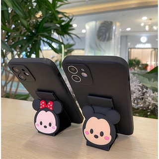 เคส Huawei Y7A Y6P Y9 Y9S Y7 Y6 Y6S P30 Nova3i Nova5T Nova 3i 5T Lite Pro Prime 2019 2020 Protect Camera Mickey Mouse Stand Soft Case