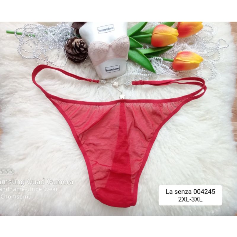 L@ senza Size M,L,XL,2XL,3XL ชุดชั้นใน/กางเกงใน ทรงจีสตริง G-string 004245