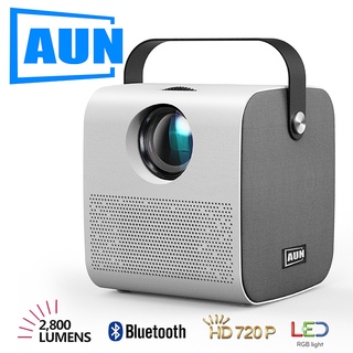 AUN young โปรเจคเตอร์ mini โฮมโปรเจคเตอร์ โปรแจ็คเตอร์ เครื่องฉาย projector 4k wifi android เครื่องฉายหนัง โปรเจคเตอร์