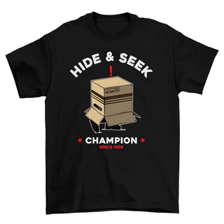 เสื้อยืดลําลอง แขนสั้น พิมพ์ลาย Hide &amp; Seek Champion Since 1998 Comedy คุณภาพสูง สไตล์เกาหลี สําหรับผู้ชาย และผู้หญิง