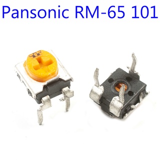 Panasonic ตัวต้านทานโพเทนชิโอมิเตอร์ RM065 101 100R 100Ω 1 ชิ้น