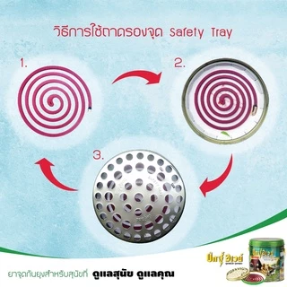 ทำบ้านให้น่าอยู่ BuxAway ยาจุดกันยุง สำหรับสัตว์เลี้ยง บักซ์อเวย์ 56 ขด พร้อมถาด รับประกันของแท้
