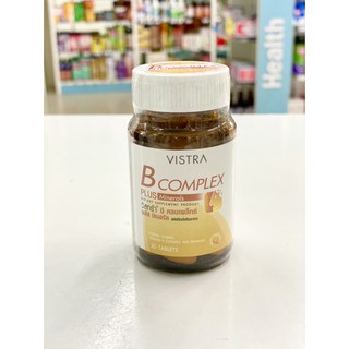 Vistra B-Complex Plus Minerals วิสทร้า บี คอมเพล็กซ์ พลัส มิเนอรัล 30 เม็ด