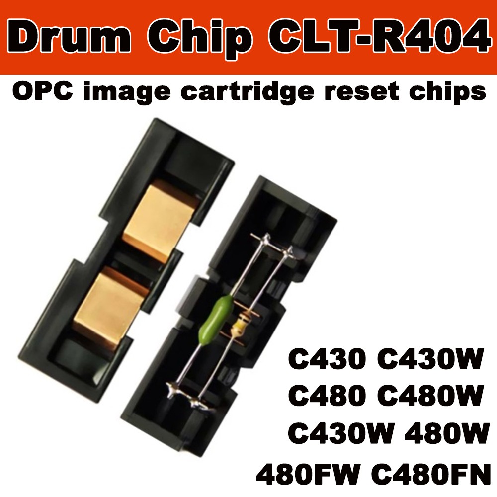 Drum Chip for Samsung CLT-R404 CLT-404 CLT404 CLT 404 SL-C430 SL-C430W SL-C480W SL-C480FN SL-C480FW 