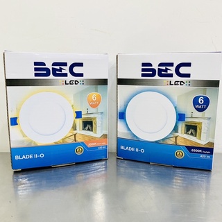 BEC ดาวน์ไลท์ พาแนล panel led ฝังฝ้า หน้ากลม ขนาด 6W รุ่น BLADE II-O