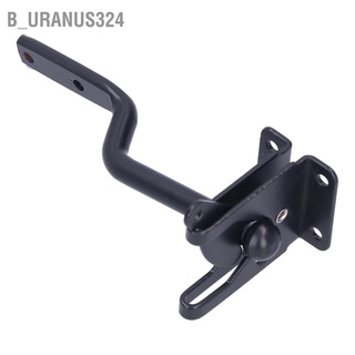 B_uranus324 Gate Latch Kit Rust‑Proof Carbon Steel Fence Bolt Lock Safety Door Hardware Fittings