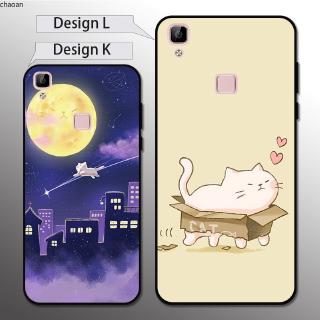 เคสโทรศัพท์ซิลิโคนพิมพ์ลายการ์ตูนเคสมือถือป้องกันรอยสําหรับ Vivo V 3 V 5 V 7 V 9 V 11 I V 5 S X 9 S V 15x27 Lite Max Plus Pro Y 853