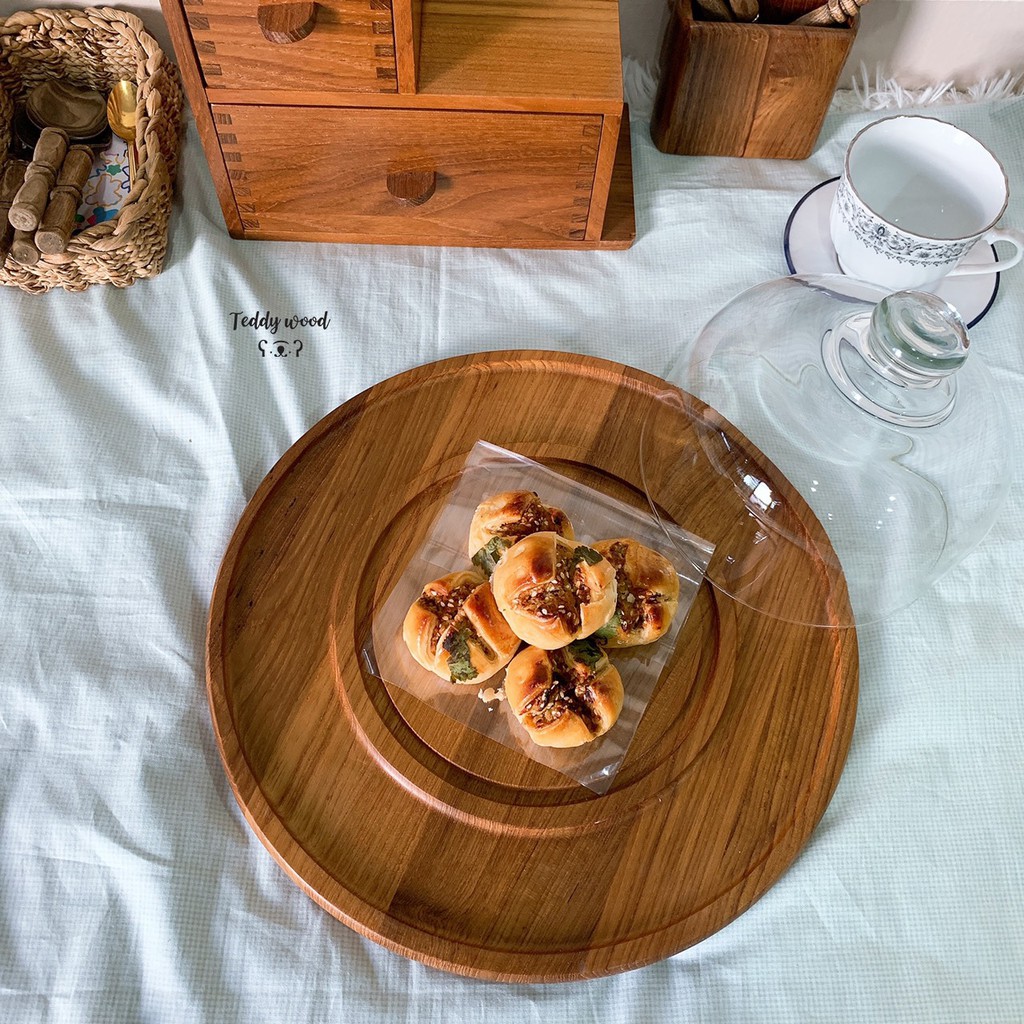 ฝาแก้วครอบเค้ก ทรงโค้ง พร้อมฐานไม้ ถาดวางเค้ก (ขายตามสภาพ) - รูปที่ 2