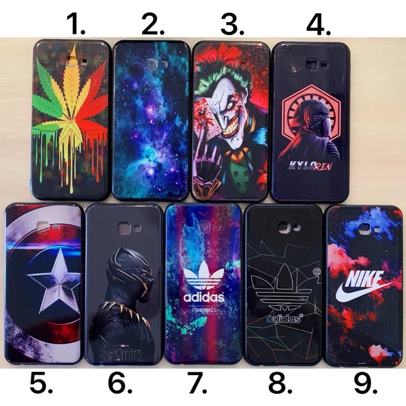 Samsung J4 Plus Casing Joker/Black Panther/ดอกไม้/Stitch/ยูนิคอร์น/Doreamon/Hello Kitty/Cat