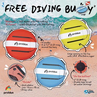 Problue Free diving Bouy ทุ่นลอย สำหรับ ฟรีไดฟ์วิ่ง