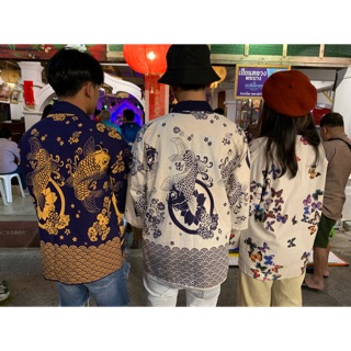เสื้อคลุมสไตล์ญี่ปุ่นทรงกิโม