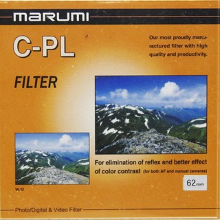เลนส์กรองแสง  UV Marumi C-PL filter for Canon DSRL ของแท้ 100%