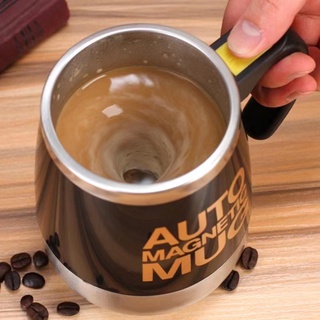 แก้วชงกาแฟ ปั่นได้ Self Stirring Mug❗️แก้วปั่นอัตโนมัติ แก้วปั่น แก้วสแตนเลสอเนกประสงค์ #4