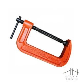 ปากกาจับชิ้นงานตัวซี C-Clamp ซีแคลมป์ แคลมป์จับชิ้นงาน ปากกาเหล็ก