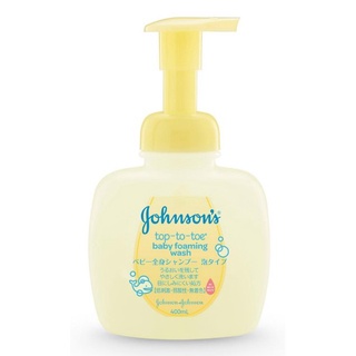 จอห์นสัน ท๊อป ทู โท โฟมมิ่ง บาธ Johnson Top-To-Toe Foaming Baby Bath ขนาด 400 มล.