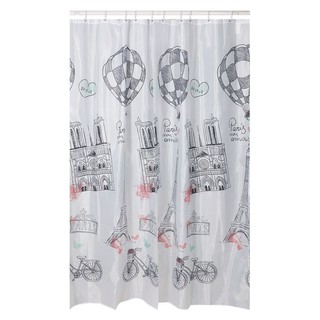 ผ้าม่านห้องน้ำ ม่านห้องน้ำ POLY WSP SCP-23/P2332 180x180 ซม. ม่านห้องน้ำ ห้องน้ำ SHOWER CURTAIN WSP SCP-23/P2332 180X180