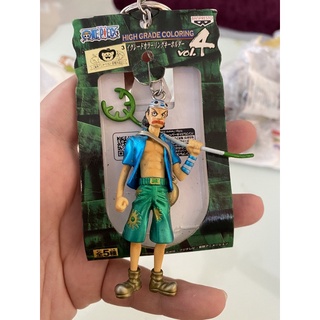 พวงกุญแจ ฟิกเกอร์ โมเดล วันพีซ อุซป | Banpresto 2010 One Piece HG Coloring Figure Keychain Vol.4 Ussop