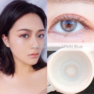 Spainish / Spanish Blue มินิ สีฟ้า สายฝอ สายเกา Lollipop ค่าอมน้ำ38% Dia14.5 Contact Lens Mini คอนแทคเลนส์ แฟชั่น Sale