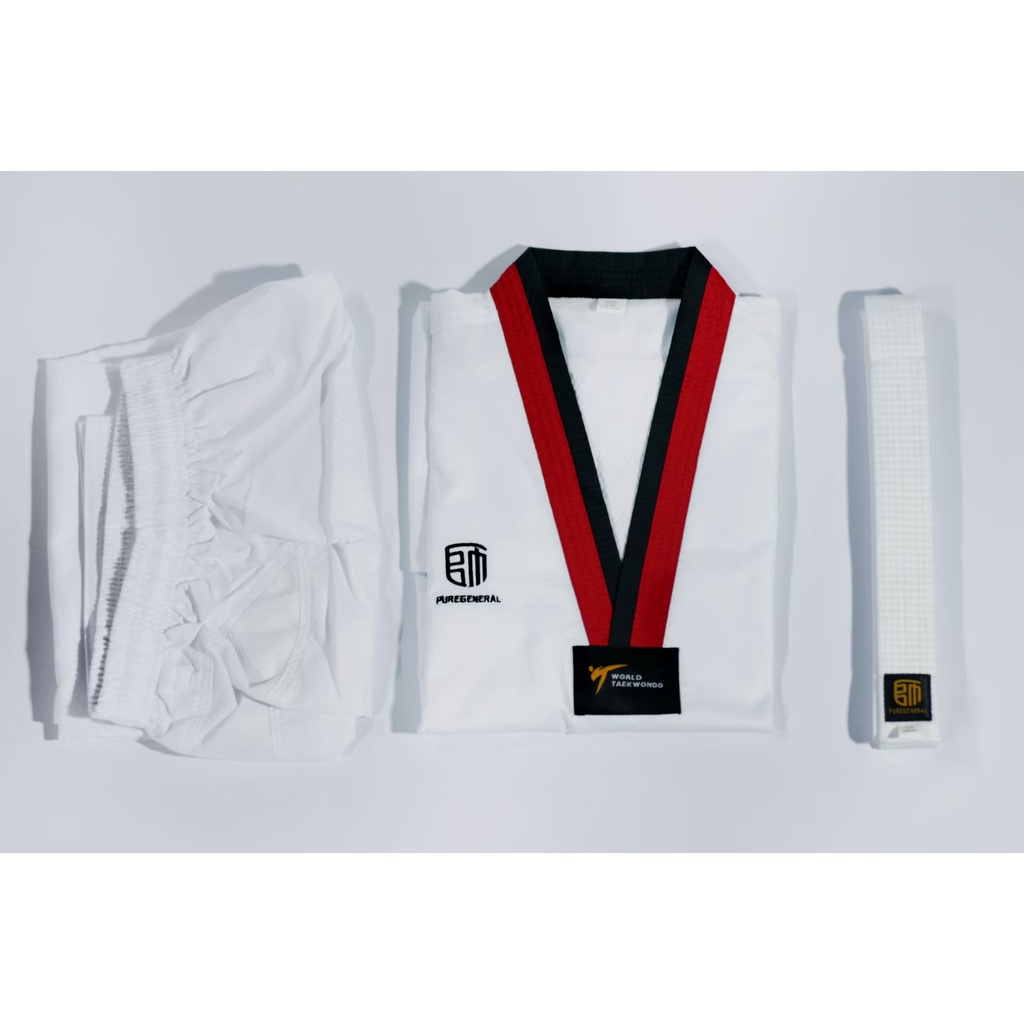 ชุดเทควันโด สวมใส่สบาย ผ้าดีเทียบเท่าแบรนด์ดัง ●ผ้านาโน Super Light Pure General Taekwondo Uniform ของแท้100%