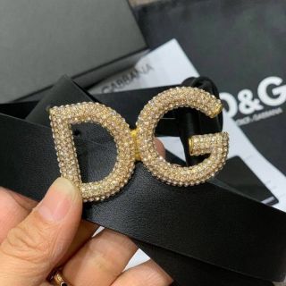 เข็มขัดหนัง D&amp;G พร้อมอุปกรณ์​ หนังแท้ไม่ลอกไม่ดำ