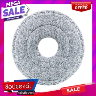 อะไหล่ม็อปไมโครไฟเบอร์กลม SCOTCH-BRITE PREMIUM 11 นิ้ว สีเทา ไม้ม็อบและอุปกรณ์ REFILL MICROFIBER MOP ROUND SHAPE SCOTCH-