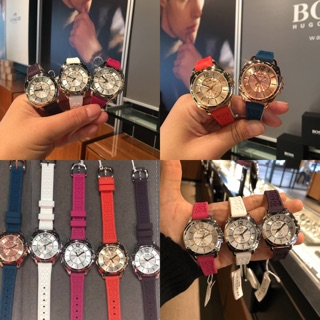 นาฬิกาCOACH BOYFRIEND SILICONE/LEATHER STRAP WATCH หน้าปัด 34มิล.