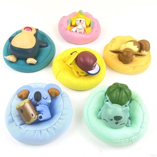 โมเดลฟิกเกอร์ PVC รูปการ์ตูนอนิเมะ Jason Pokemon Sleepe Pikachu Snorlax ของเล่นสะสม ของขวัญ สําหรับเก็บสะสม