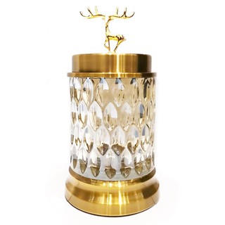 Other home accessories DECORATION KAWIN DEER CANISTER GOLD Home decoration Home &amp; Furniture อุปกรณ์ตกแต่งบ้านอื่นๆ ของตก