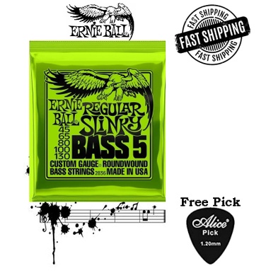 Ernie Ball 2836 Regular Slinky Nickel Wound สายเบสไฟฟ้า - .045-.130 5 สาย