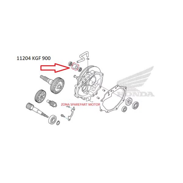 แขน ReaR เบรค Cam BUSHING BUSH ReaR กลอง 11204 KGF 900 Honda MATIC AHM