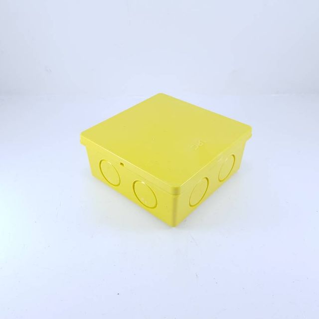 กล่องพักสายขนาด 4×4  Yellow