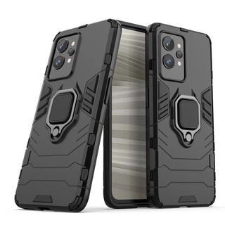 Hybrid เคสหุ่นยนต์ เคส ขอบกันกระแทก Realme 10 Pro Plus C33 C30 C35 9 Pro + 9i Narzo 50i Prime 50A แบบ พร้อมแหวนขาตั้ง เคสตั้งได้