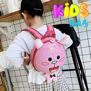 กระเป๋าเป้พีวีซีน้ำหนักเบาสีสันสดใสสำหรับเด็ก ลายการ์ตูน Kids Bag 3D RABBIT