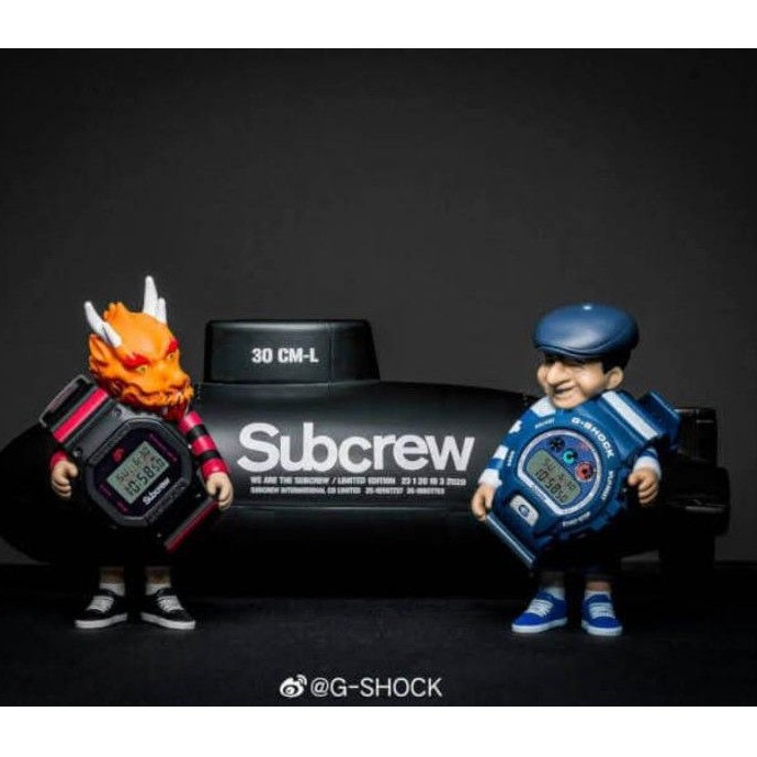 G-Shock X SUBCREW Limited DW-5600SSC20-1, DW-6900SBC20-1