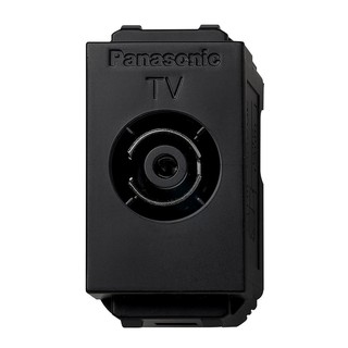 เต้ารับโทรทัศน์ PANASONIC WEGN 2501 สีดำ TELEVISION SOCKET WEGN 2501 BLACK