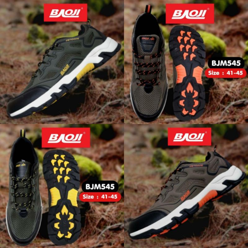 (พร้อมส่ง)Baoji รองเท้าบาโอจิ รองเท้าผ้าใบผู้ชาย รุ่น BJM545 Size 41-45