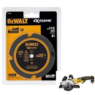 DEWALT ใบเลื่อยวงเดือน 4.5 นิ้ว 4 ฟัน (ตัดไฟเบอร์ซีเมนต์) รุ่น DT20421