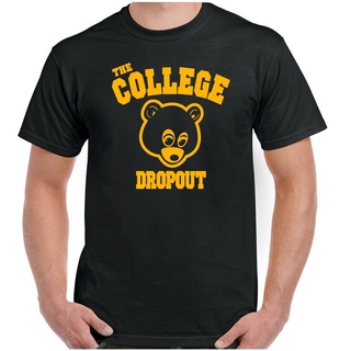 เสื้อยืด พิมพ์ลาย The College Dropout Kanye West Drop Out สําหรับผู้ชายS-5XL