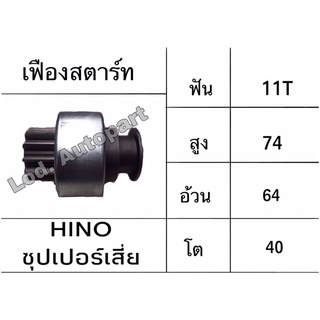 เฟืองสตาร์ทHINO ซุปเกอร์เสี่ย