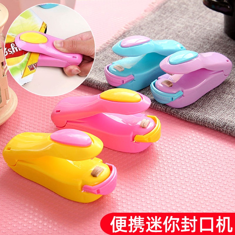 苹果红书💥.口机便式家庭Mini Sealer Impulse Sealer เครื่องซีล Mini Seal Packing