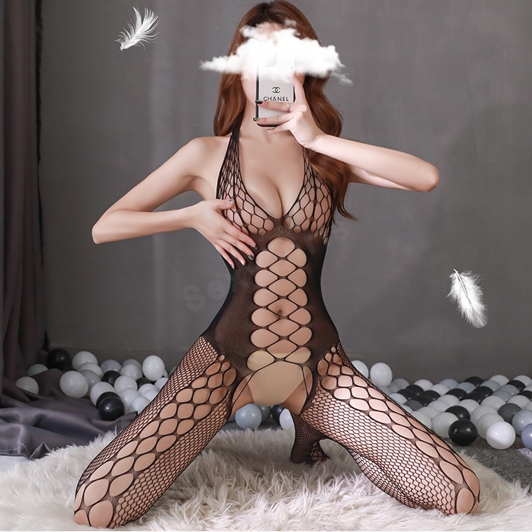SexyGirls ชุดเซ็กซี่ ชุดตาข่ายเต็มตัว ชุดนอนไม่ได้นอน ชุดนอนเซ็กซี่ บอดี้สูทตาข่าย บอดี้สูทเต็มตัว พร้อมส่ง