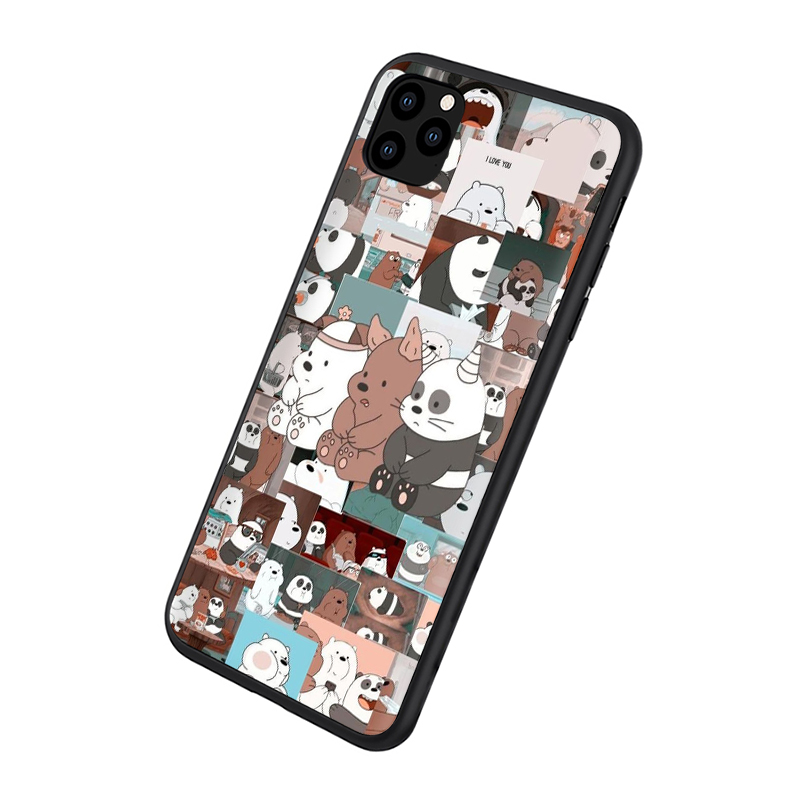 เคสโทรศัพท์มือถือพิมพ์ลาย We Bare Bears สําหรับ Apple Iphone 12 11 Pro ...