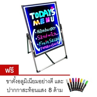 LED ป้ายไฟ ป้ายร้าน กระดาน LED Writing Board ขนาด 60 x 80 ซม.  #7