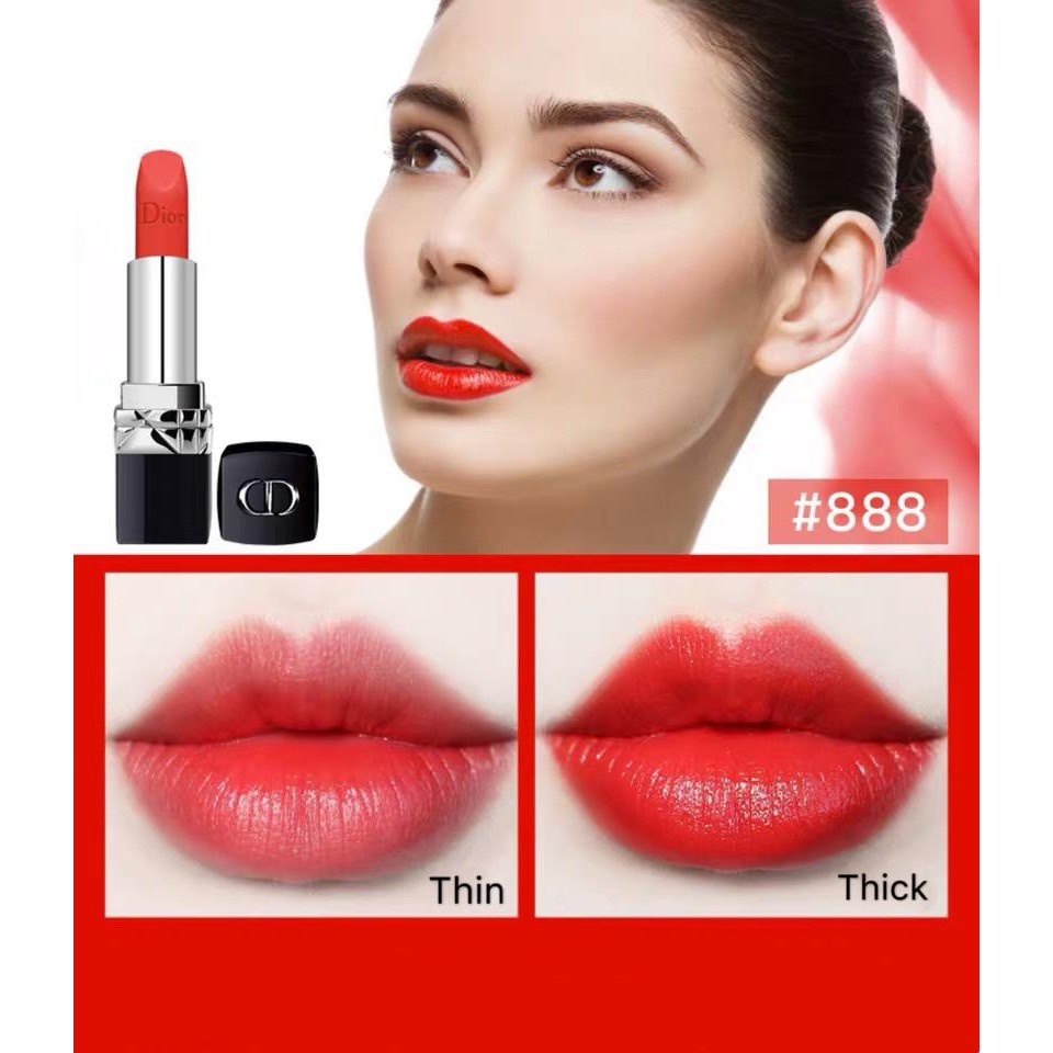 rouge dior 888 strong matte