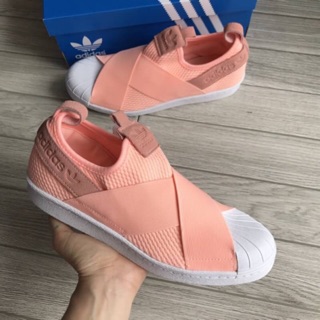 Slip on pastel peach ค้าบ Adidas