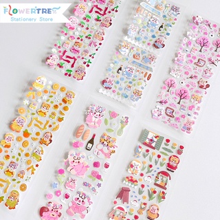 Flowertree สติกเกอร์ตกแต่งสมุดภาพ ฤดูใบไม้ผลิ ท่องเที่ยว 1 ชิ้น